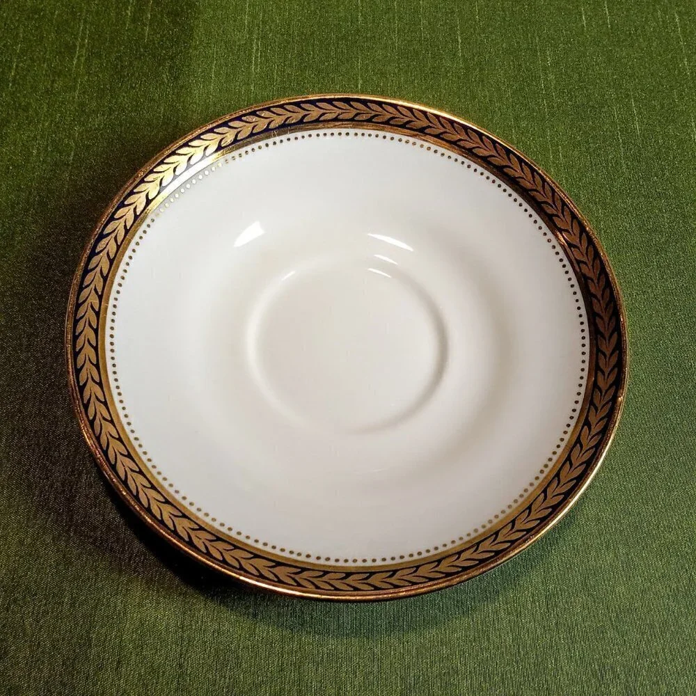 George Jones Fine China Bouillon Bowls & Saucers